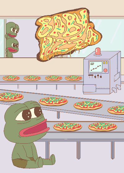 Card 23, BABYPIZZA, by KAWABANGGA F