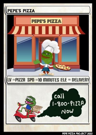 Card 16, PEPESPIZZA, by DOGE-STYLE