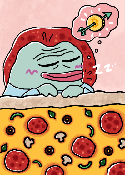 Card 34, SIMBUTPEZZA, by pinkthingsco